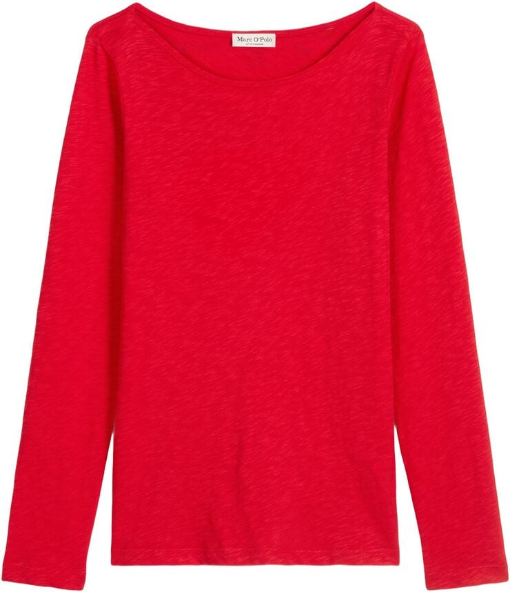 T-shirt, long sleeve, boat neck