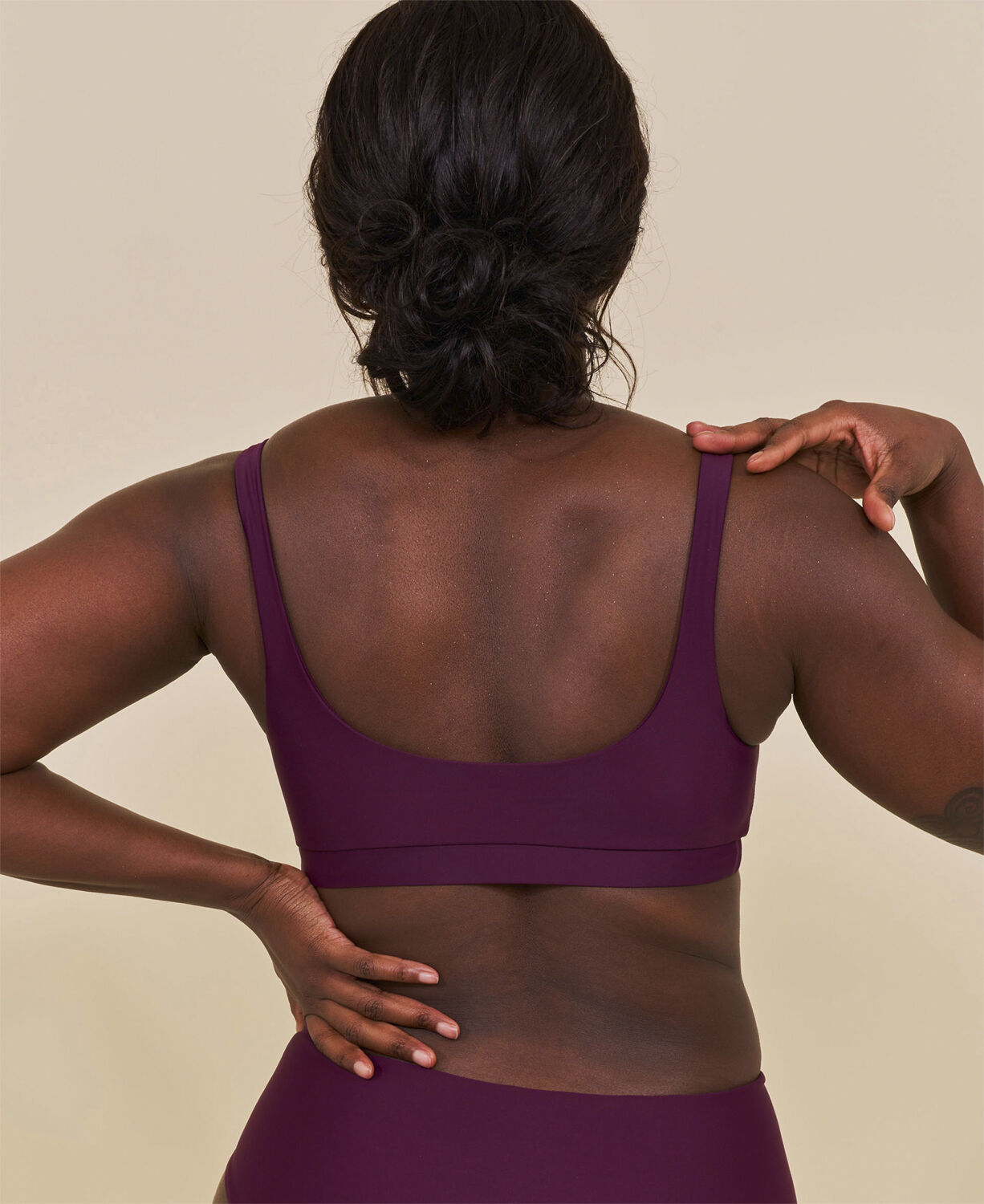 Agung sporty bikini top - Cartel Blue