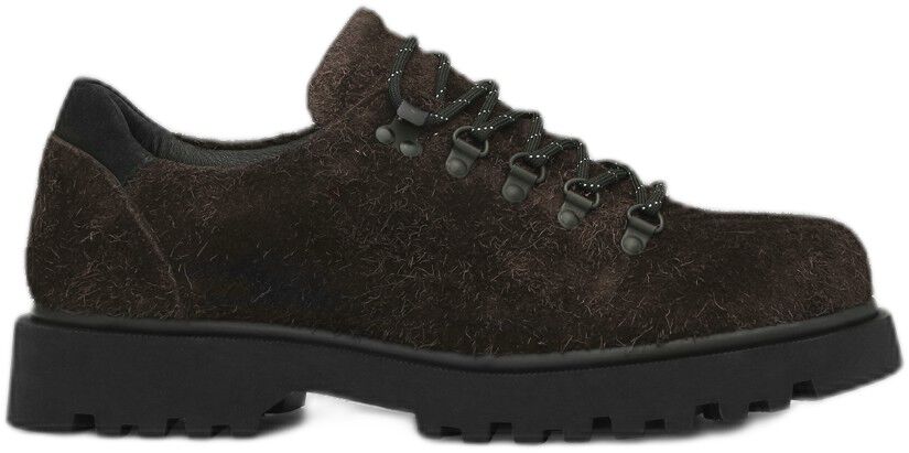 Hairy Suede Low Hiking Boot