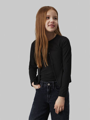 RIB CARDIGAN TOP TWIN SET