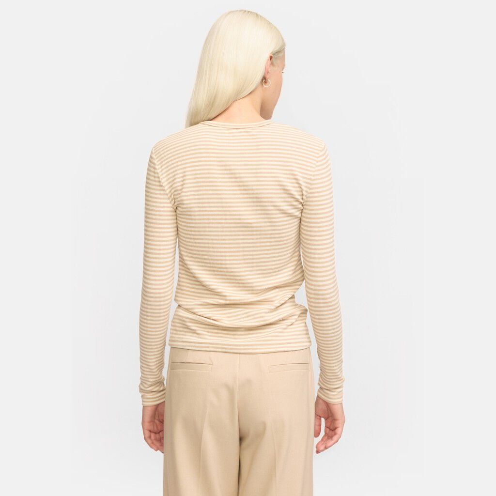 SRFenja Stripe O-neck Top