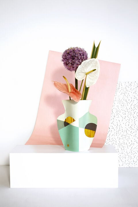 PAPER VASE SIENA MINT