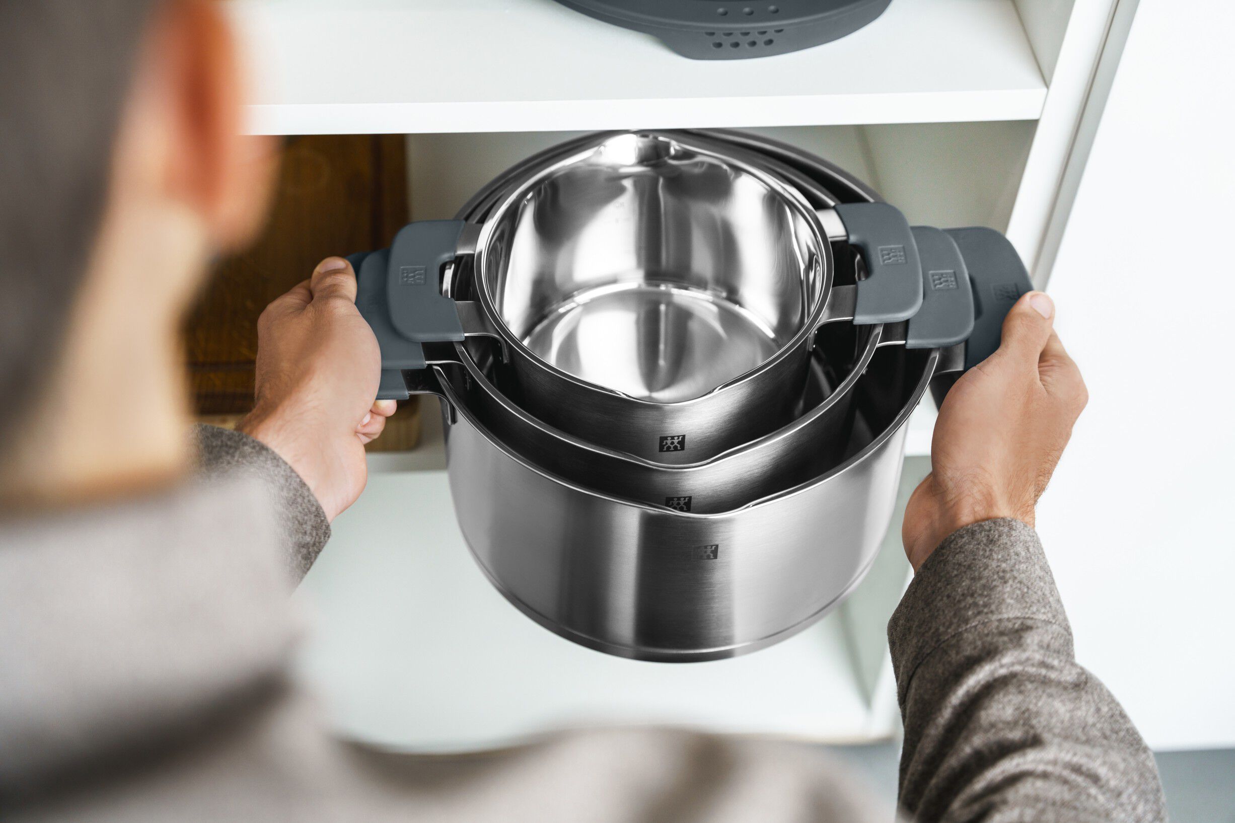 Simplify Grydes&aelig;t, 5-dele, Rustfrit st&aring;l