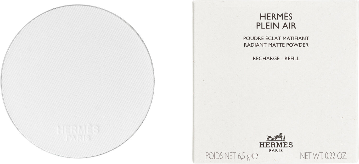 Herm&egrave;s Plein Air, Radiant matte powder refill, Nuage