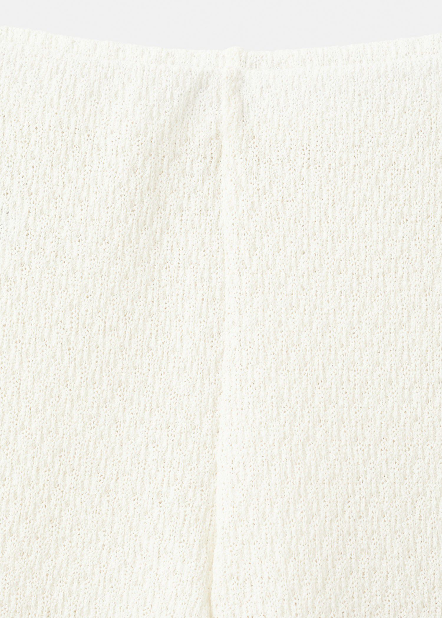 Straight knitted trousers