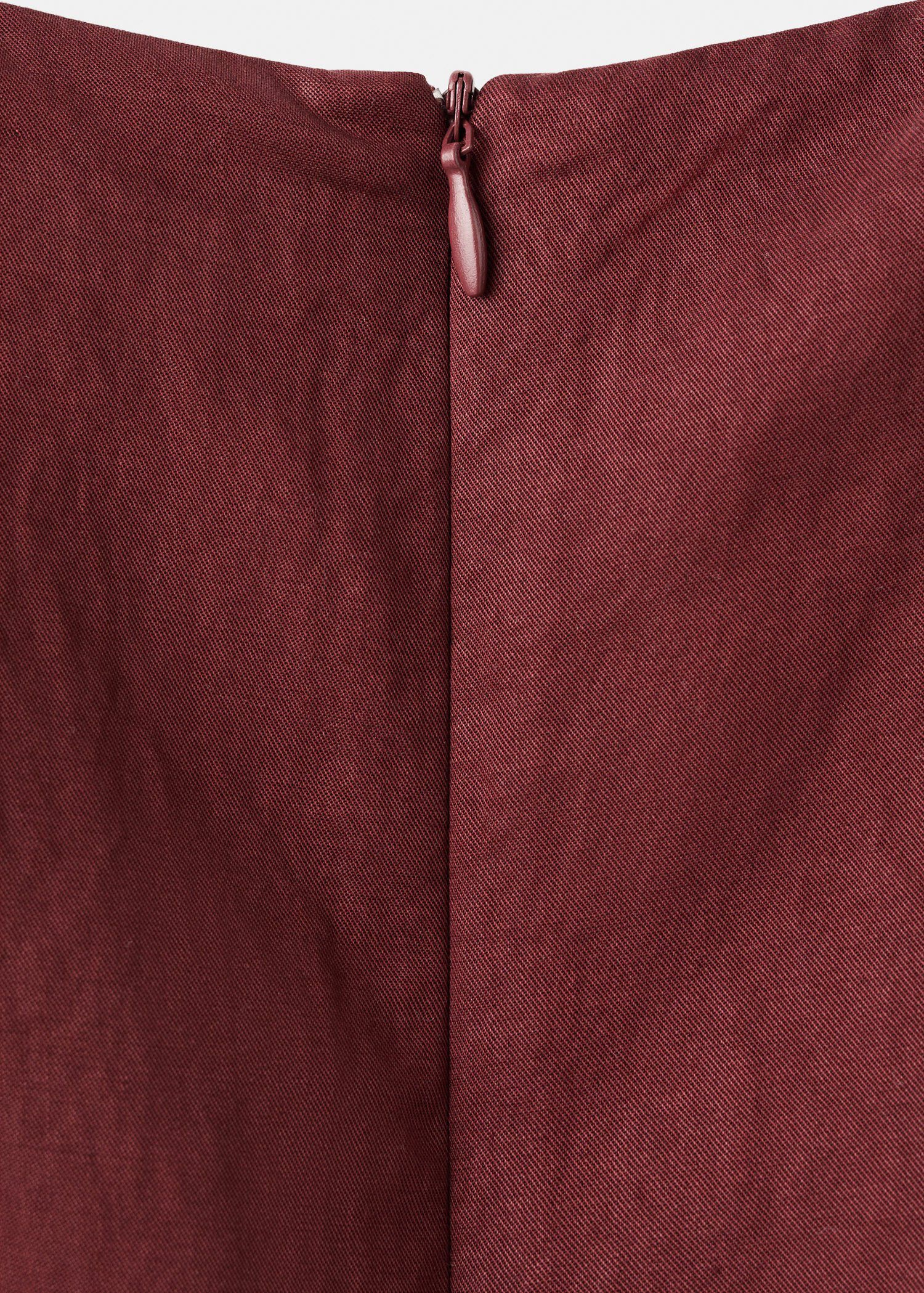 Lyocell dress with knot detail