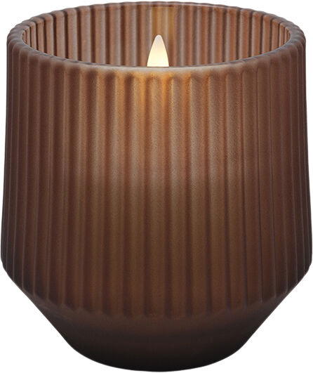 Scented wax glass candle, Awaken, Brown, 8,5x9,5 cm *