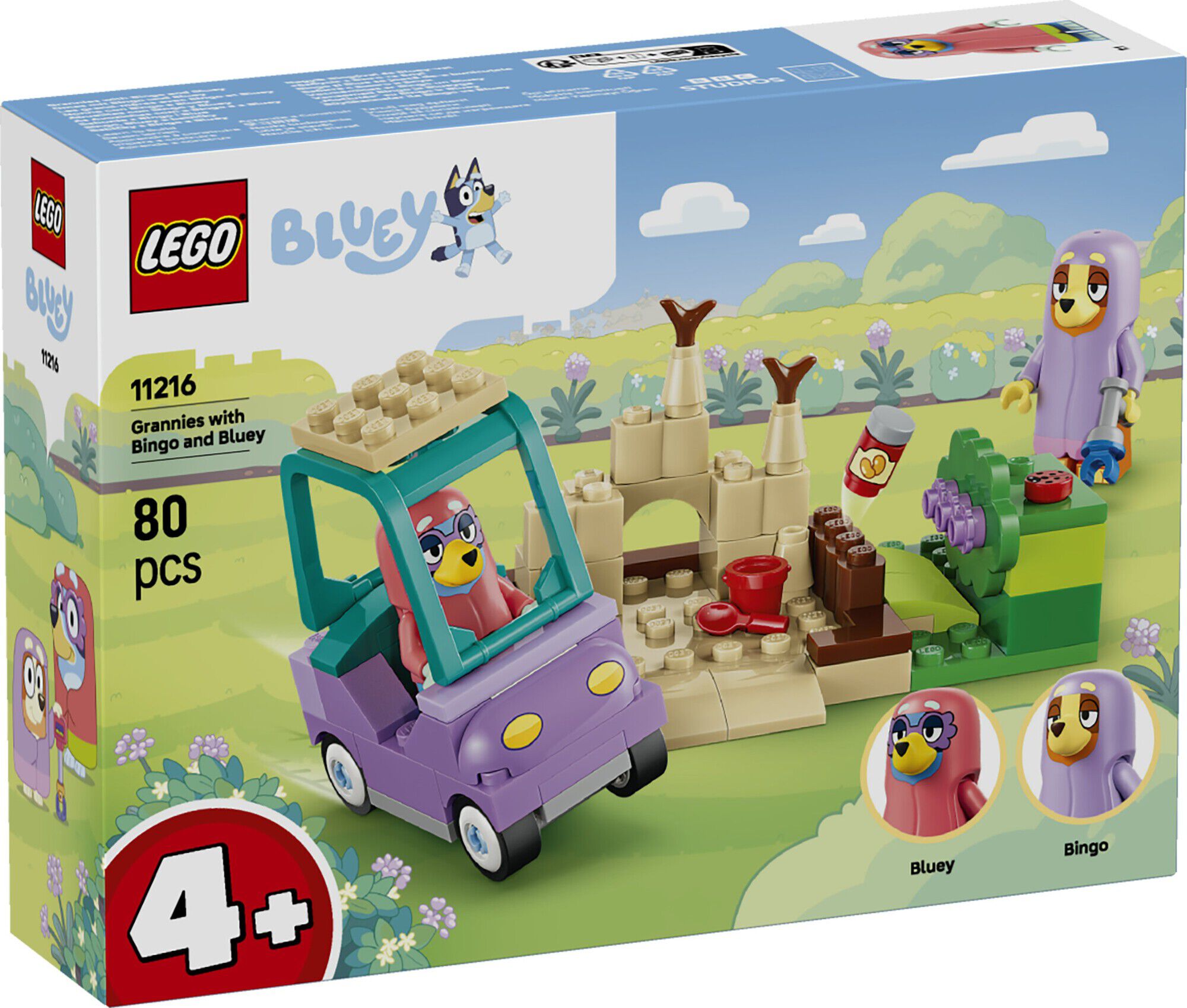 Gamle damer med Bingo og Bluey 11216