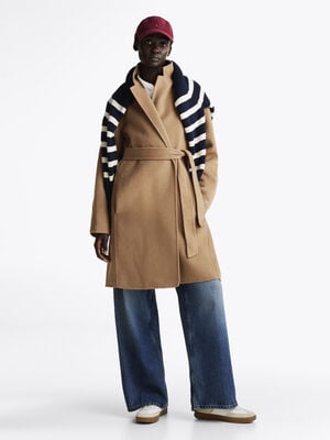 REG DF WOOL BELTED COAT
