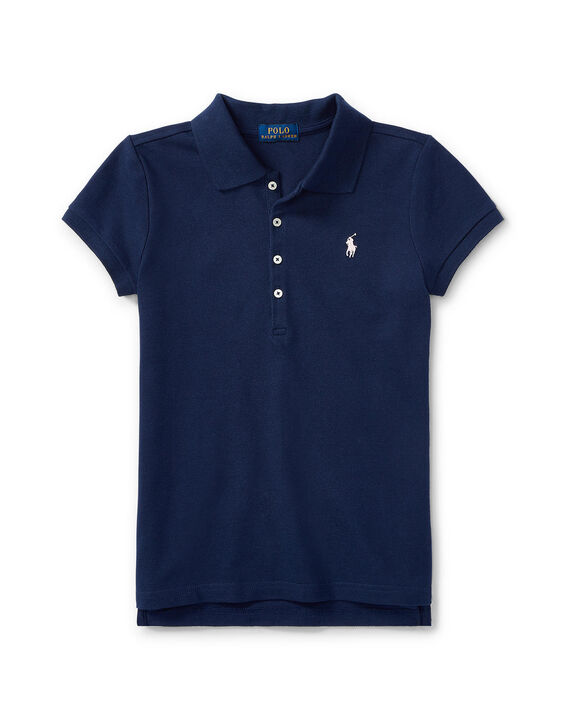 Stretch Mesh Polo Shirt KIDS