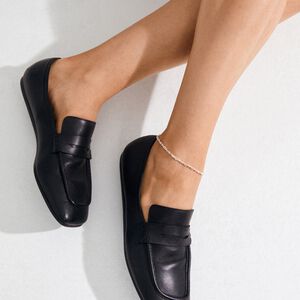 NOVA ankle chain silver-plated