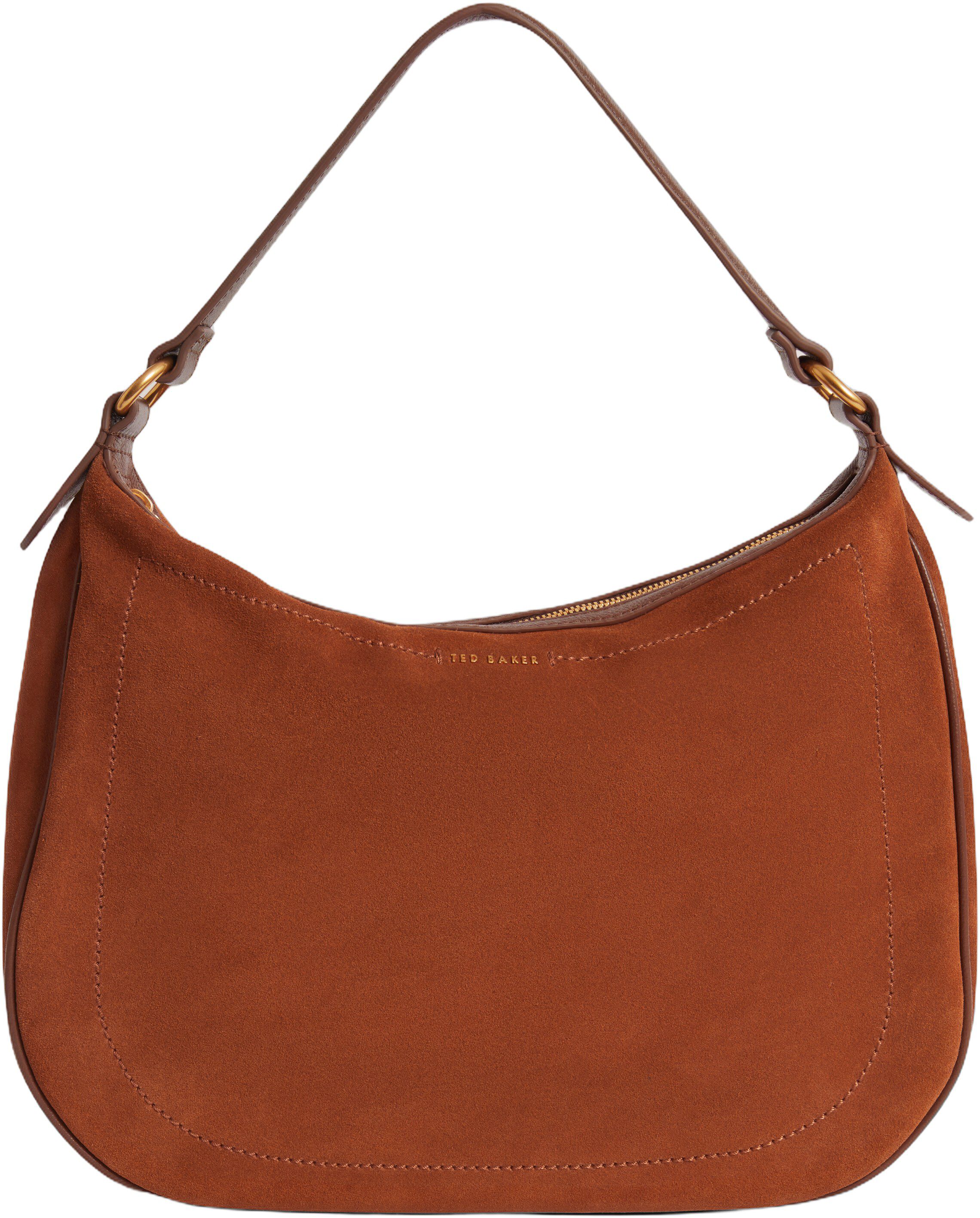 SAMIYRA Webbing Suede Hobo Bag