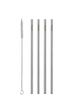 Stelton genanvendelige sugerør 4 Stk steel