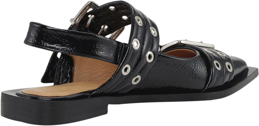 Feminine Buckle Ballerina Naplack