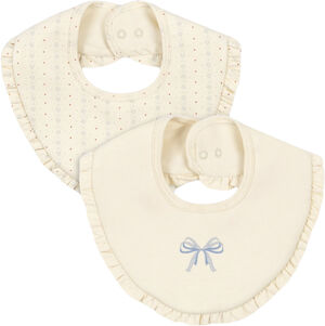 BASIC 2 PACK FRILL BIB