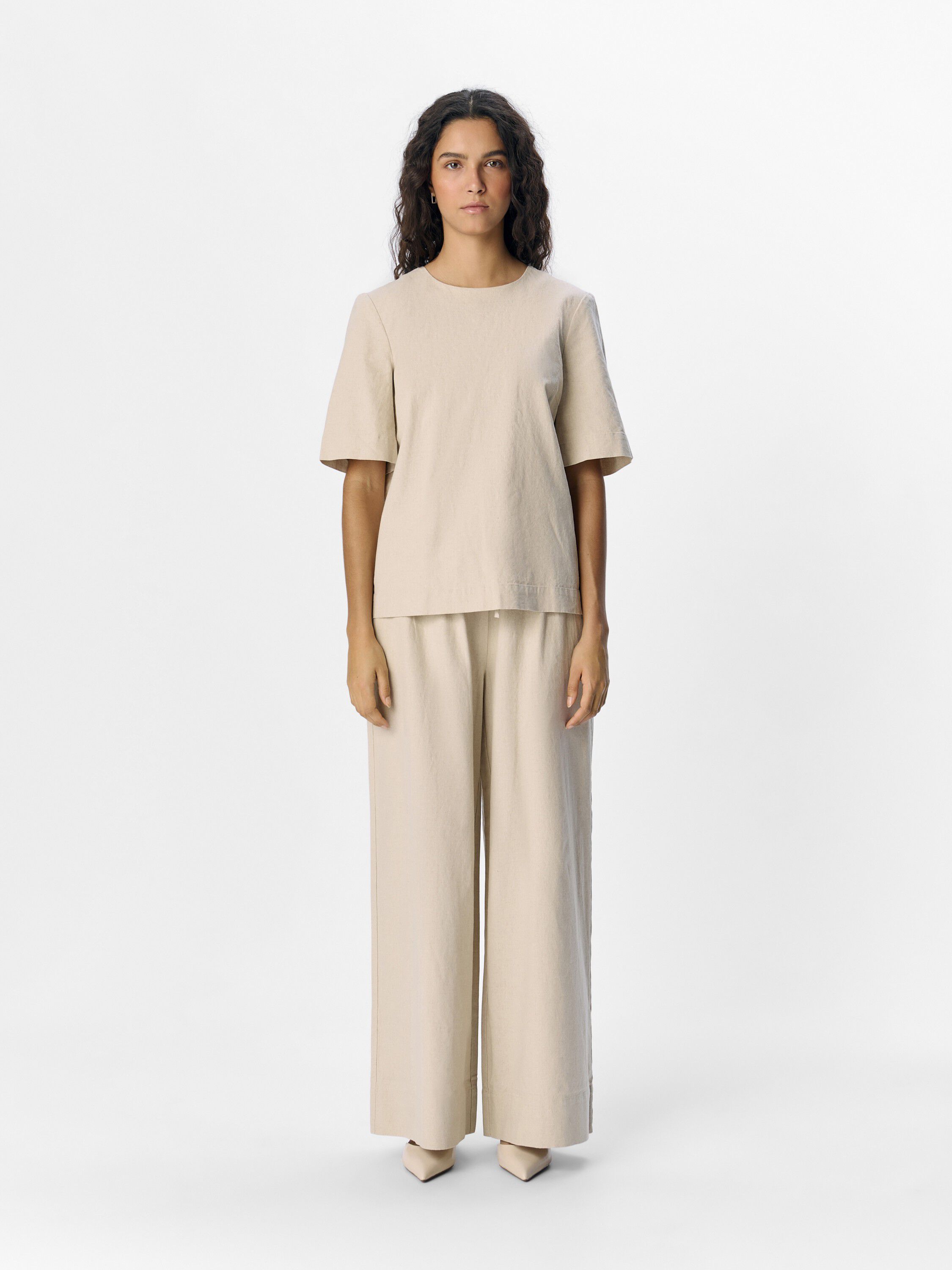 OBJVIGGO 2/4 RE O-NECK TOP DIV