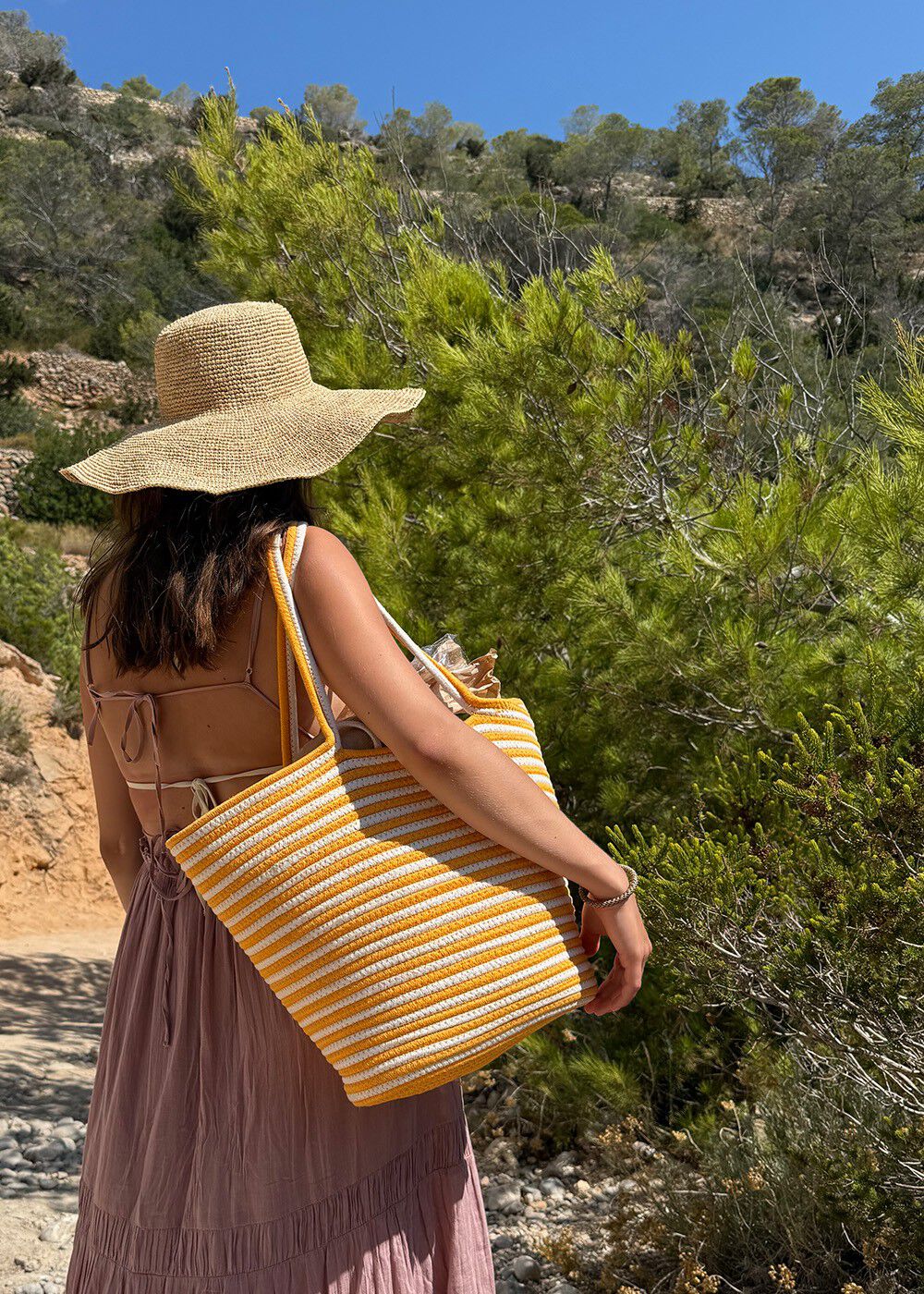 CAPRI - COTTON TOTE - 55 X 35 CM