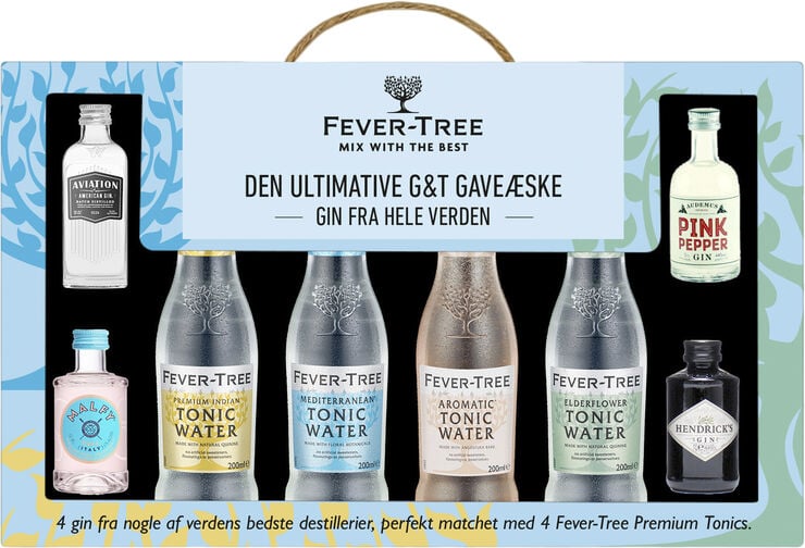 Den Ultimative Fever-Tree G&T Gaveæske - Gin fra hele verden
