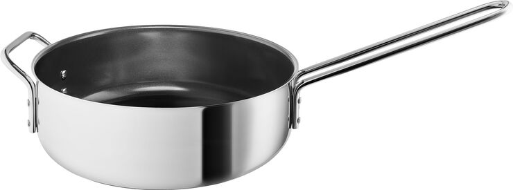 Stainless Steel Sauterpande 24 cm keramisk Slip-Let® belægni