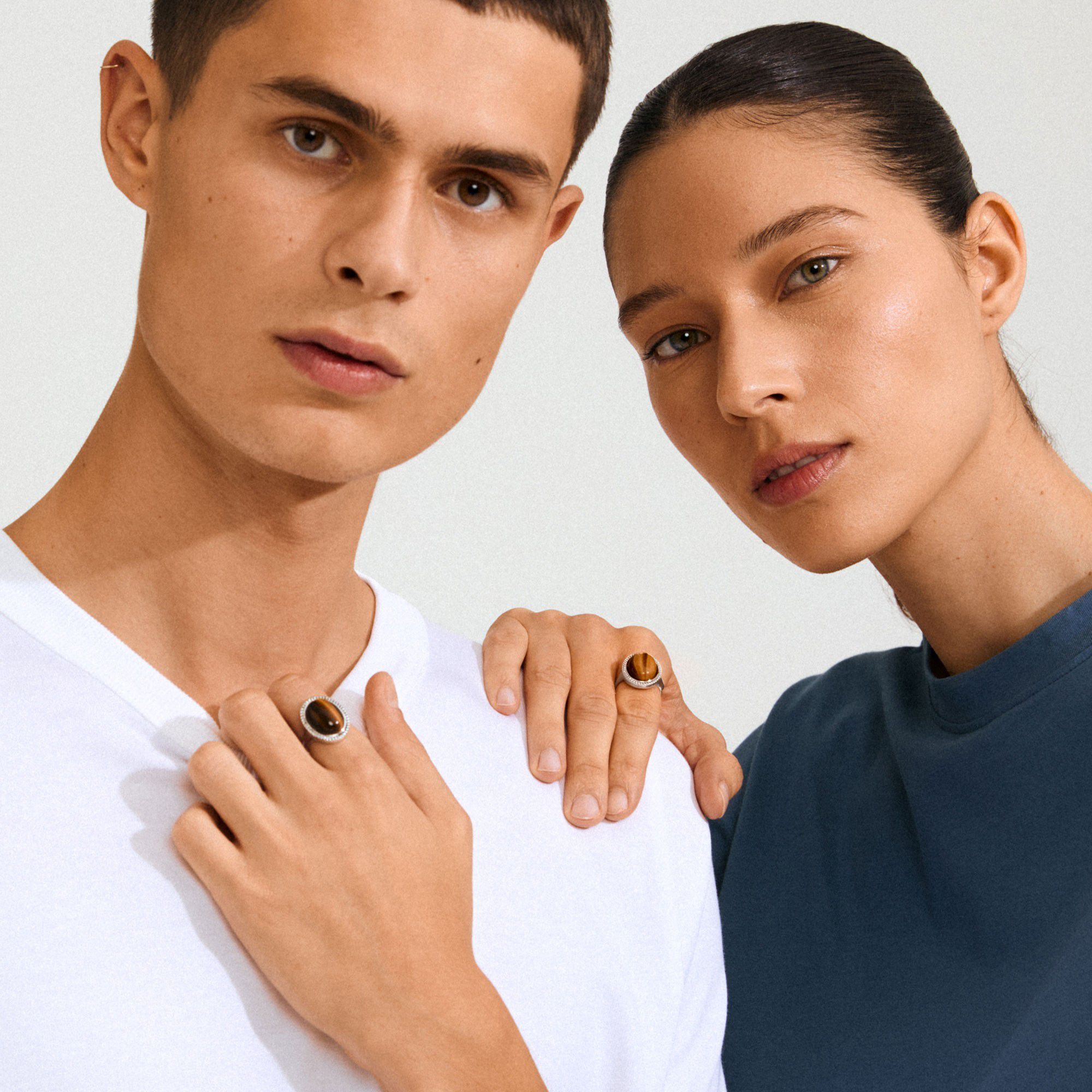 BETWEEN ring silver-plated