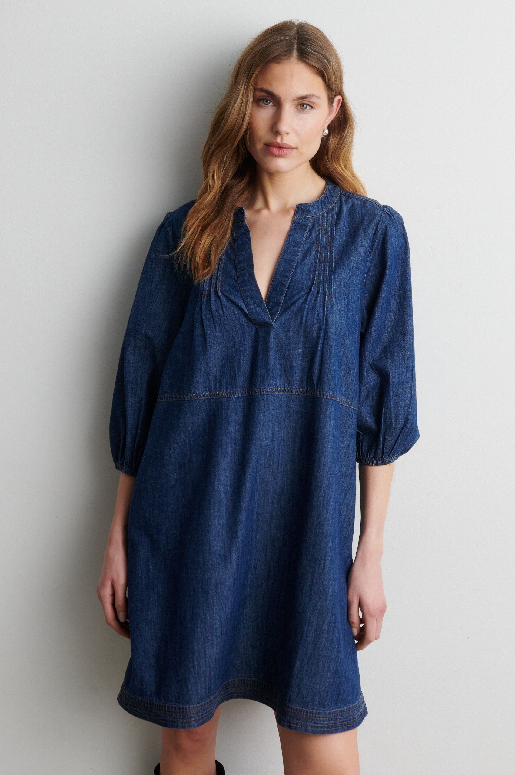 Evana Denim Tunic Dress