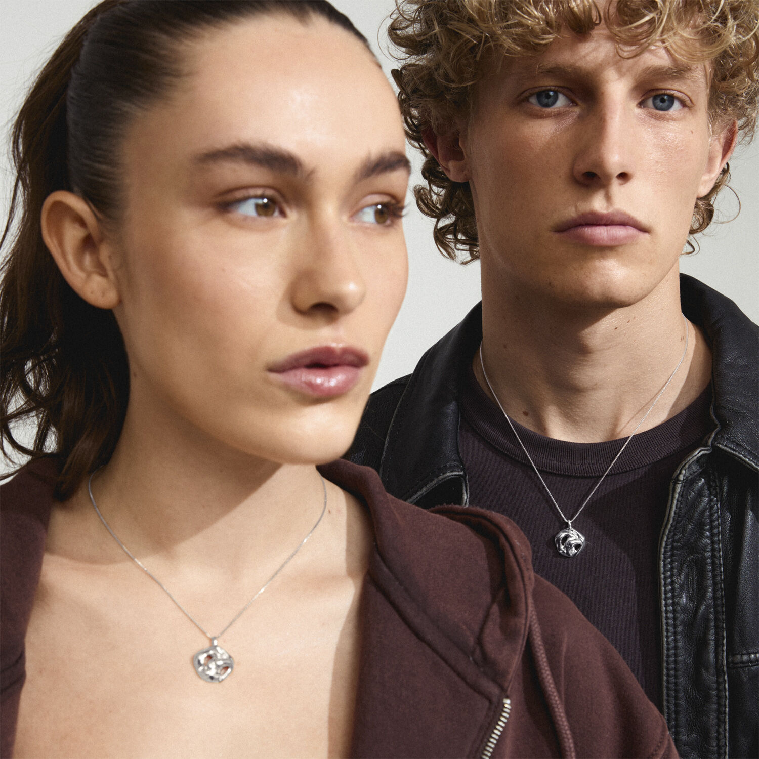 LUCA necklace silver-plated