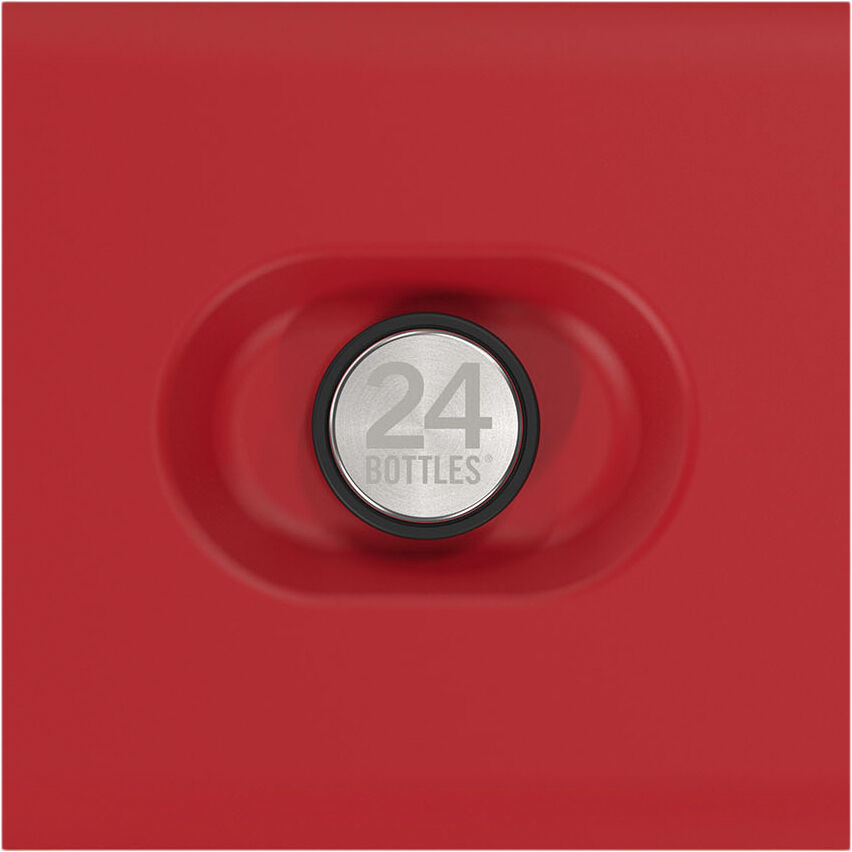 Lunchbox - Stone Finish - Hot Red