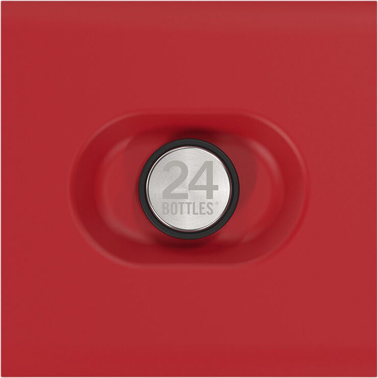 Lunchbox - Stone Finish - Hot Red