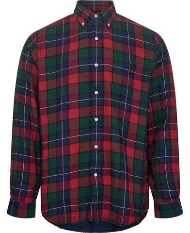 Custom Fit Checked Double-Faced Shirt