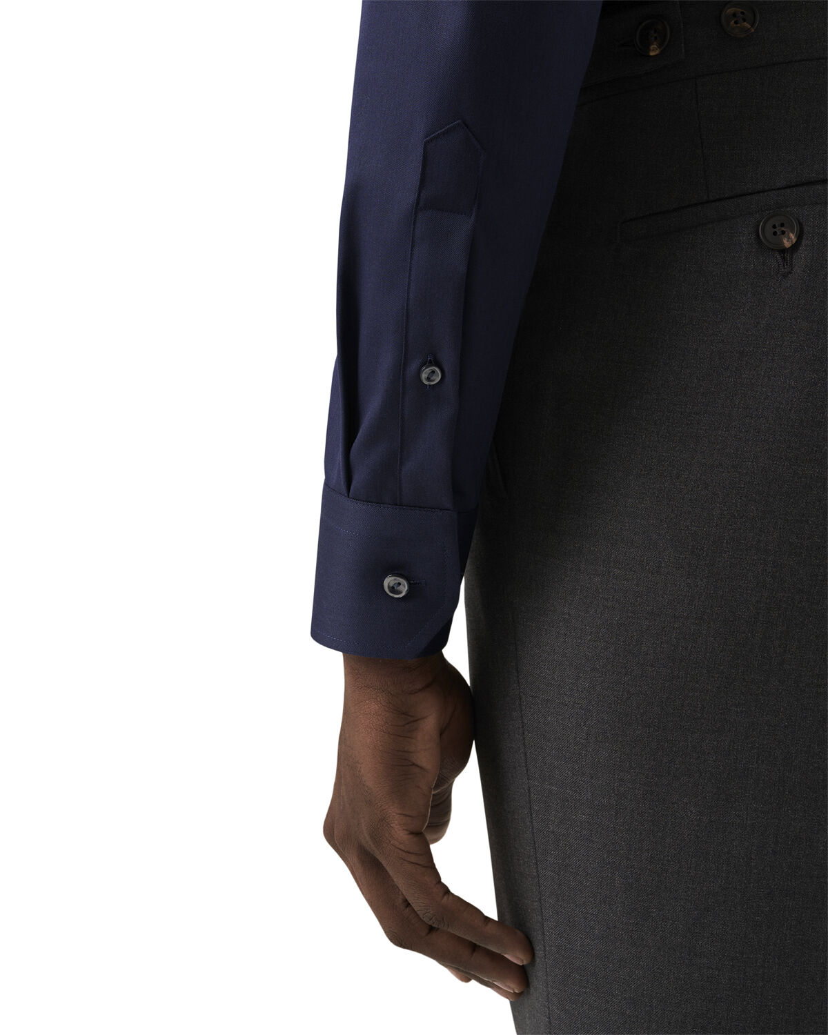 Contemporary Fit Light Blue Signature Twill Shirt