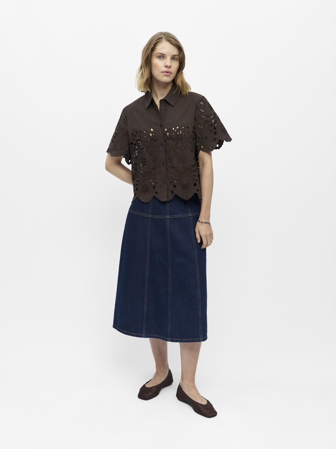 OBJELENA S/S CROP TOP E REP