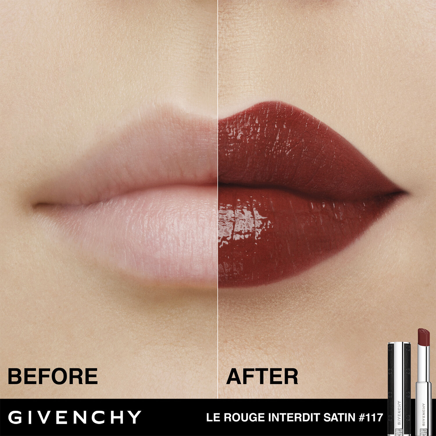 Le Rouge Interdit Satin Lipstick