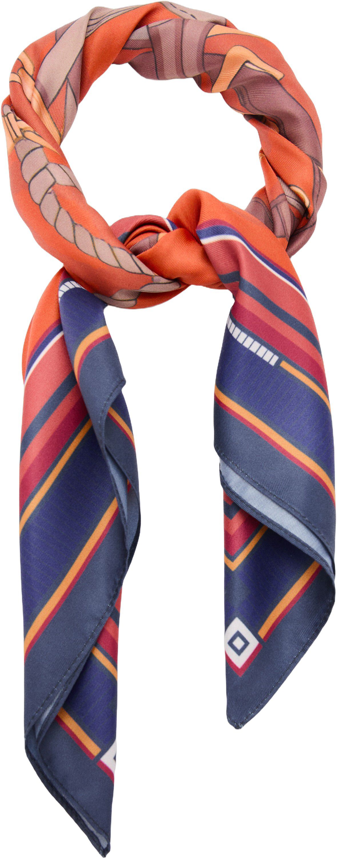 Chain-print scarf