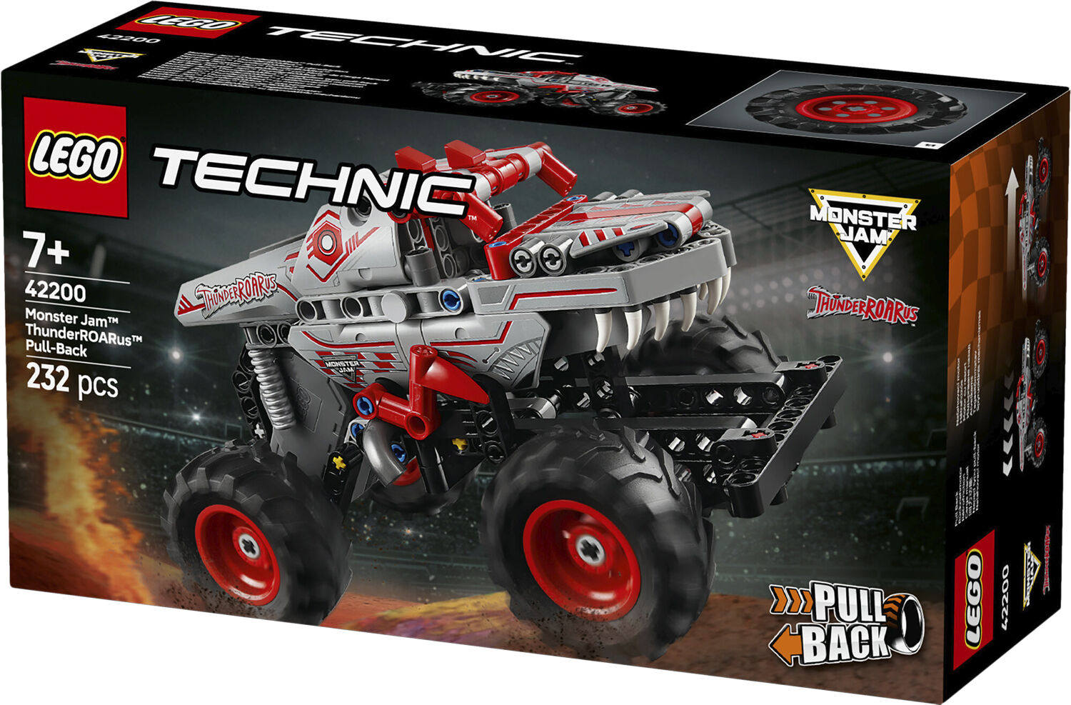 Monster Jam ThunderROARus pull-back
