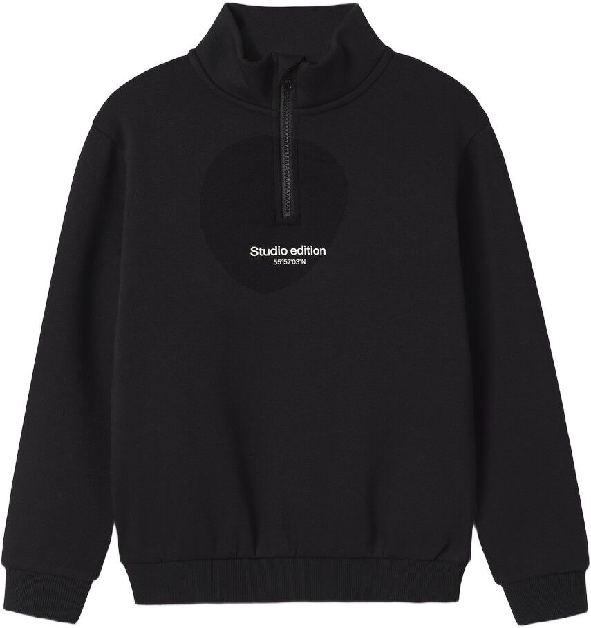NKMBRODY LS NREG SWEAT ZIP BRU NOOS