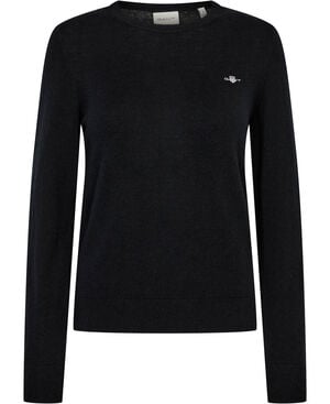 WOOL COTTON C-NECK