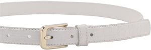 Fine croco leather-effect belt