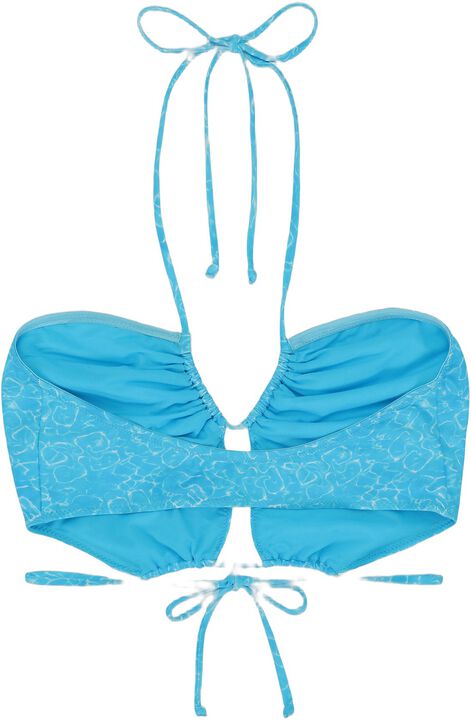 Recycled Printed String Bandeau Bik