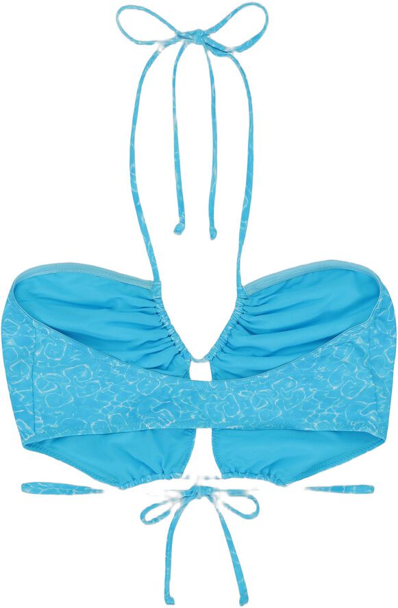 Recycled Printed String Bandeau Bik