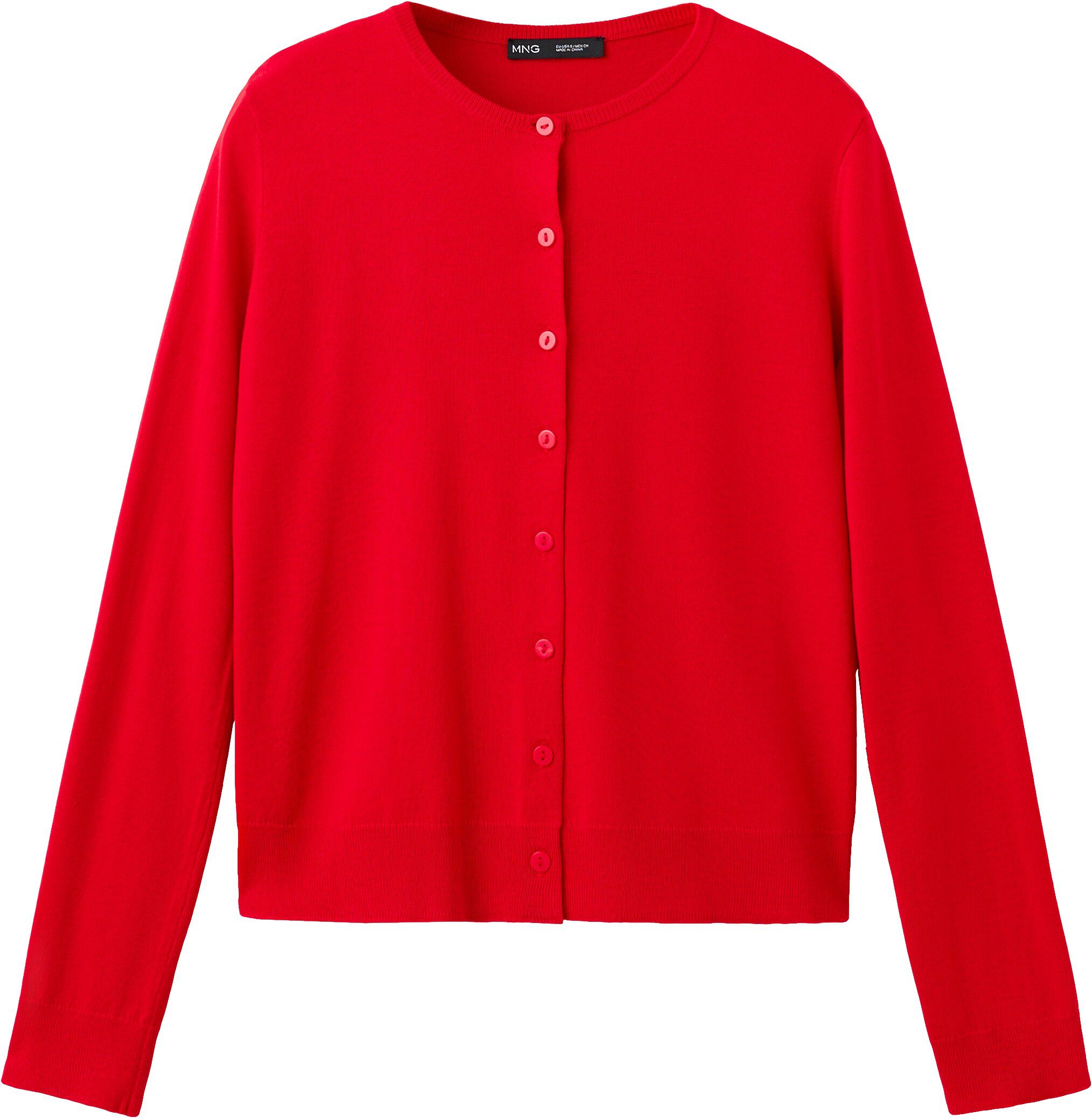 Knitted button cardigan