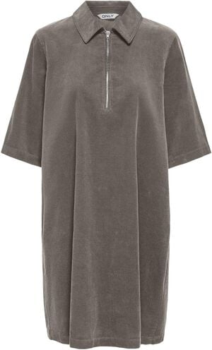 ONLNESSA S/S ZIP CORD DRESS PNT