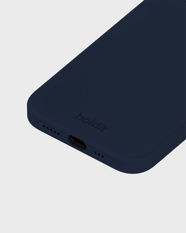 Silicone Case iPhone 12/12 Pro Midnight Blue