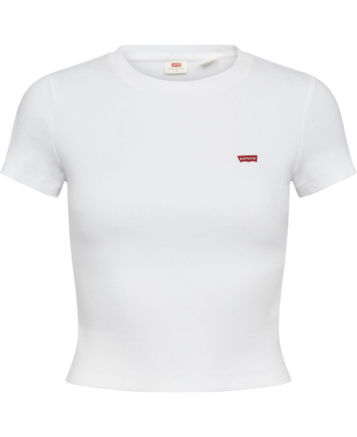 ESSENTIAL SPORTY TEE WHITE + R