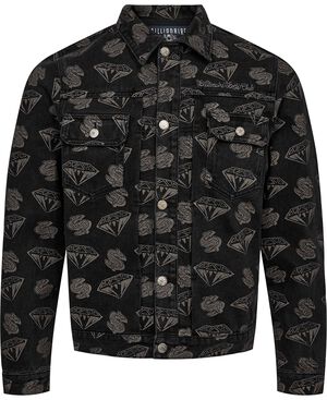 DIAMONDS & DOLLARS DENIM JACKET