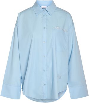 NMFRIDA L/S BUTTON LACE SHIRT TNT/1