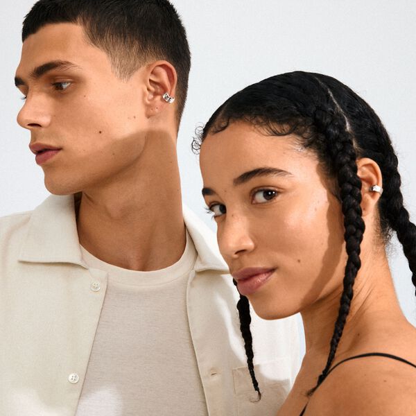 INSTANT ear cuff silver-plated