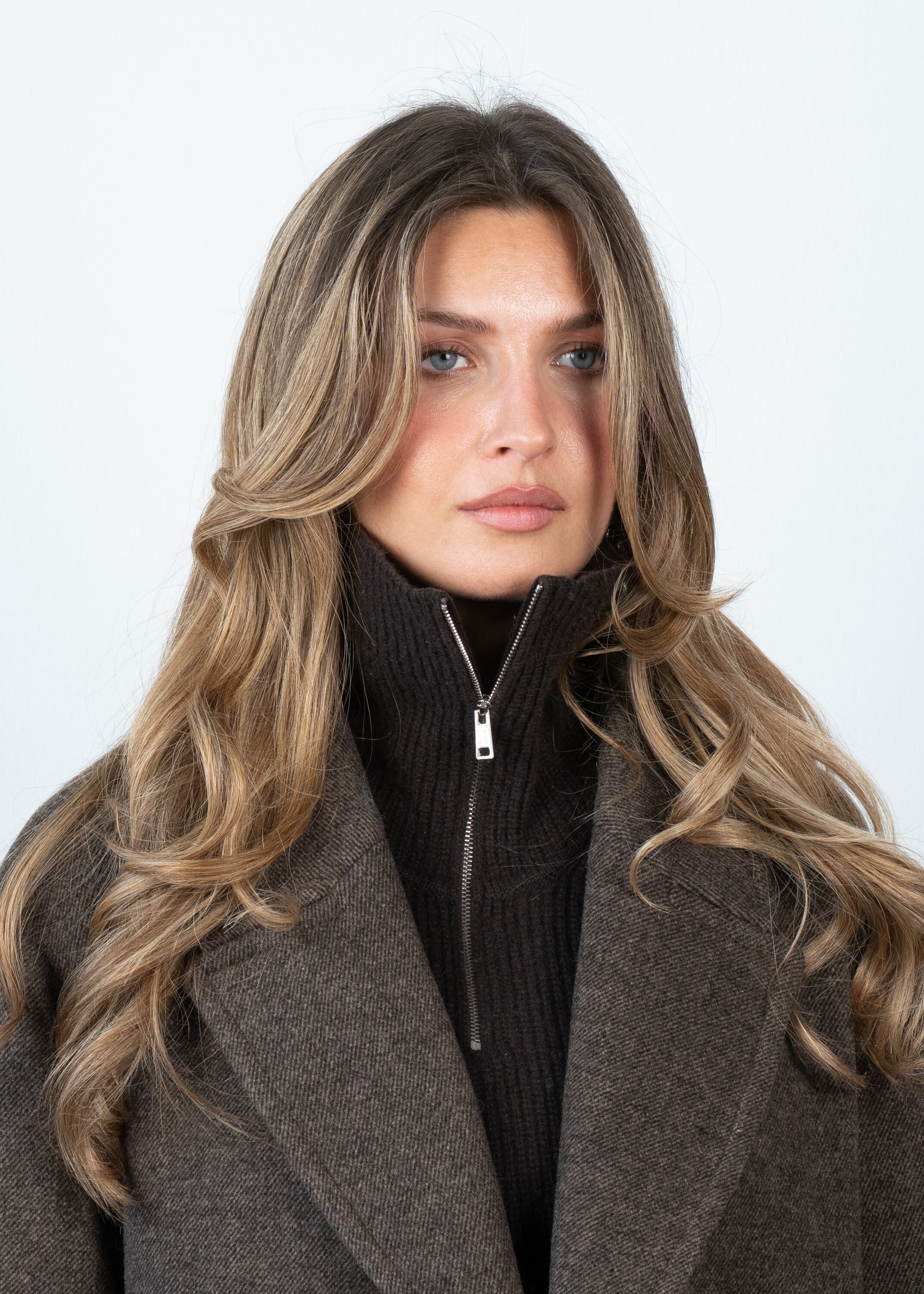 Cashmere Zip-up Neck Warmer
