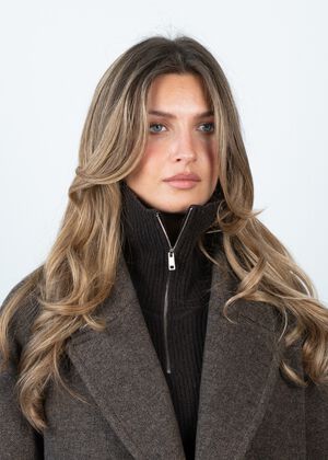 Cashmere Zip-up Neck Warmer