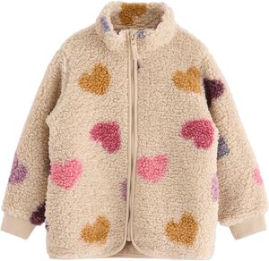 A warm and cosy pile jacket with si
