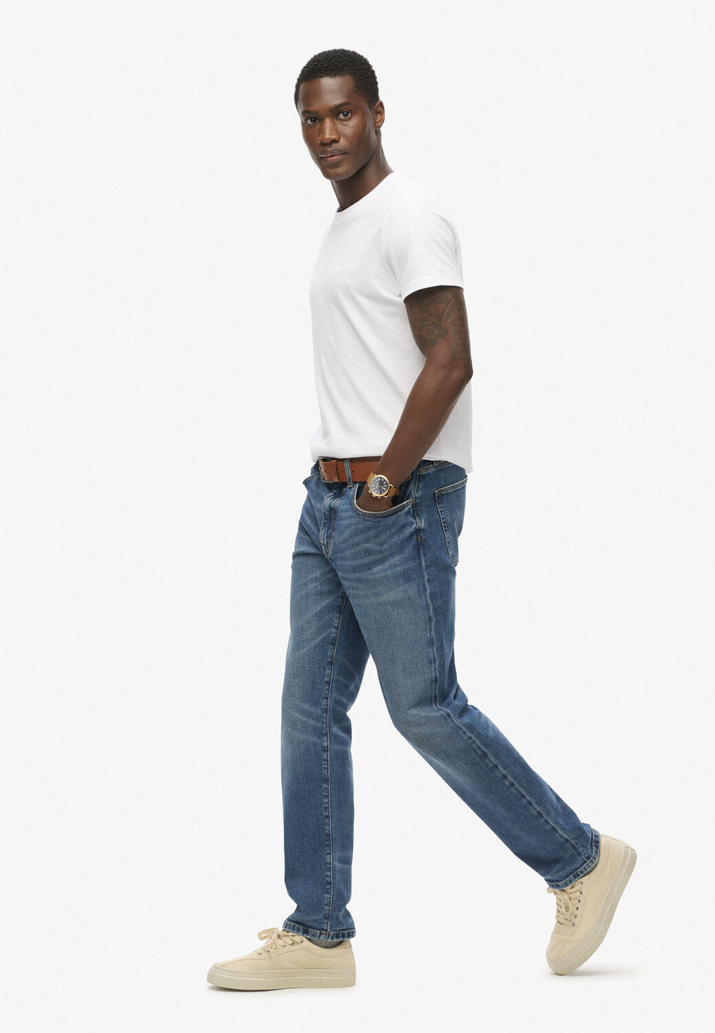 VINTAGE SLIM STRAIGHT JEANS